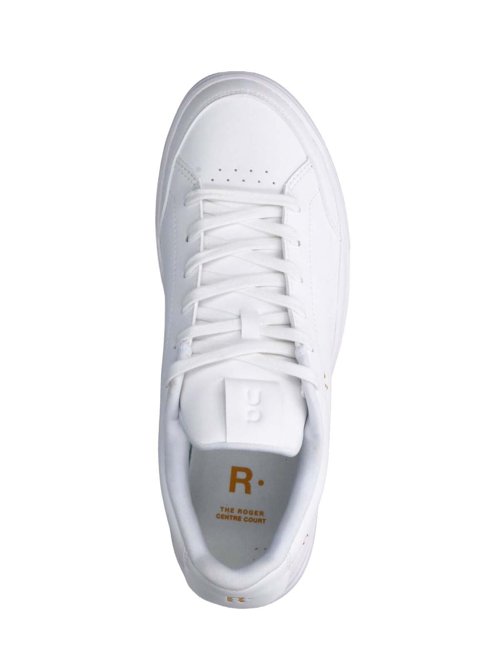 "The Roger Centre Court" Sneakers – White Fabric
