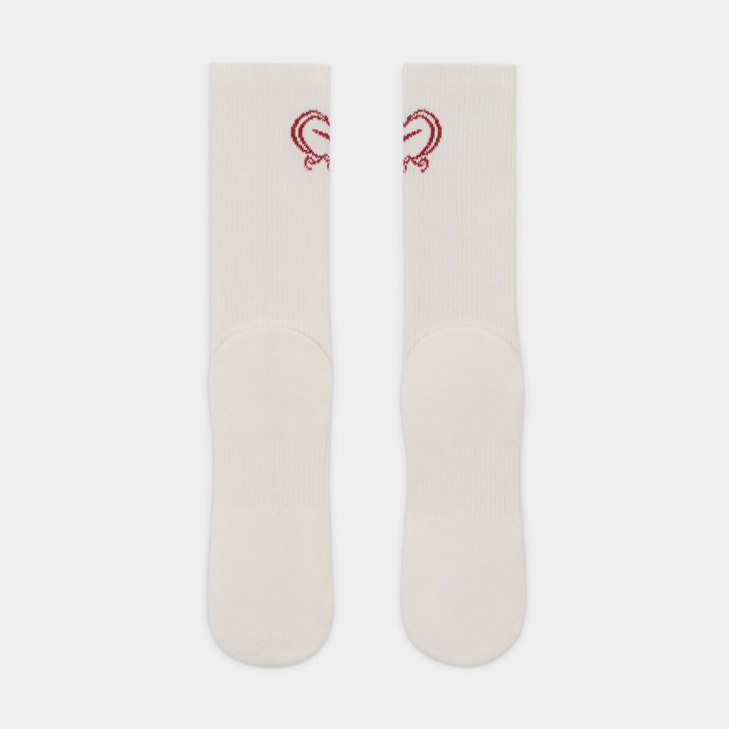 Everyday Plus Cushioned Crew Mens Socks (Sail/Team Crimson)