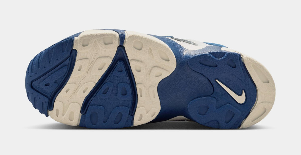 Air Diamond Turf II Sail And Blue Grey Preschool Basketball Shoes (Sail/Mystic Navy/Blue Grey/Metallic Gold) Free Shipping