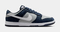 Dunk Low Mens Lifestyle Shoes (Obsidian/White/Light Smoke Grey) Free Shipping