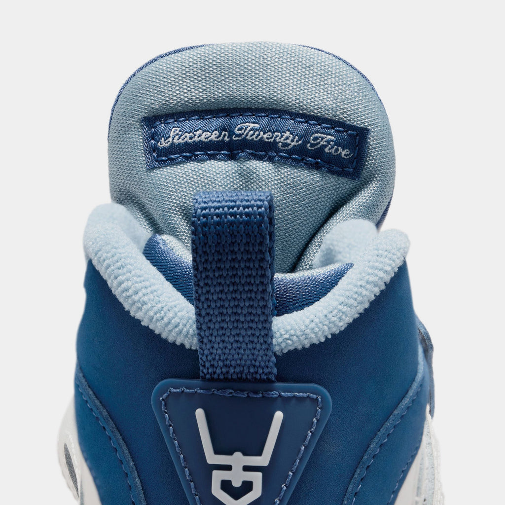Air Diamond Turf II Sail And Blue Grey Preschool Basketball Shoes (Sail/Mystic Navy/Blue Grey/Metallic Gold) Free Shipping