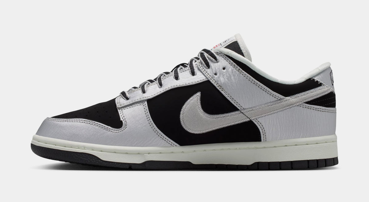 Dunk Low Retro Mens Lifestyle Shoes (Metallic Silver/Black/Sail)