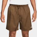 NSW Club Flow Woven Mens Shorts (Brown/White)
