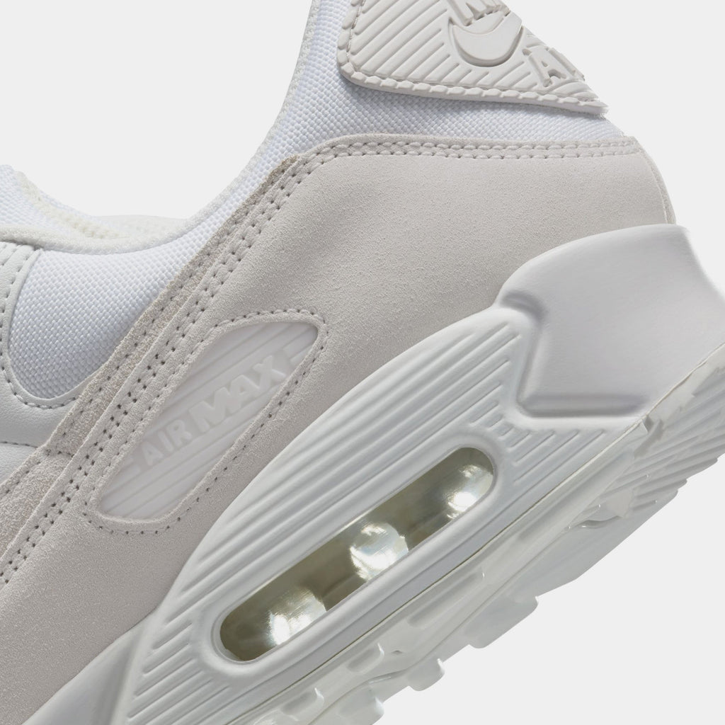 Air Max 90 Mens Running Shoes (White/Photon Dust/Summit White/Platinum Tint)