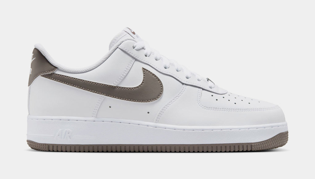 Air Force 1 Mens Lifestyle Shoes (White/Cave Stone)
