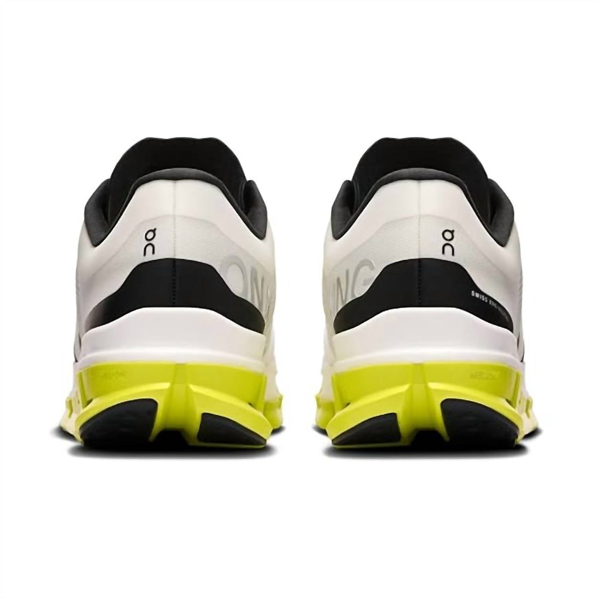 Men's Cloudflow 5 Running Shoe In White/lime