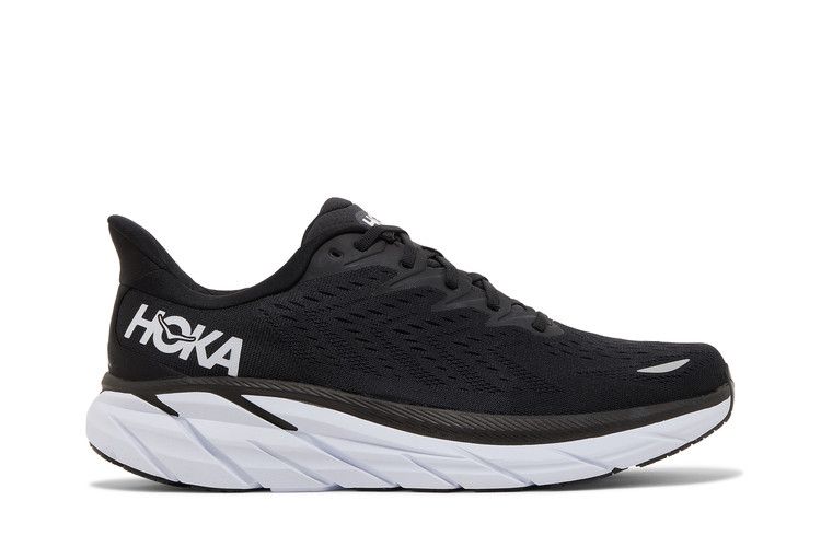 HOKA Clifton 8 'Black White'