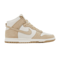 Nike Dunk High Tan Suede White