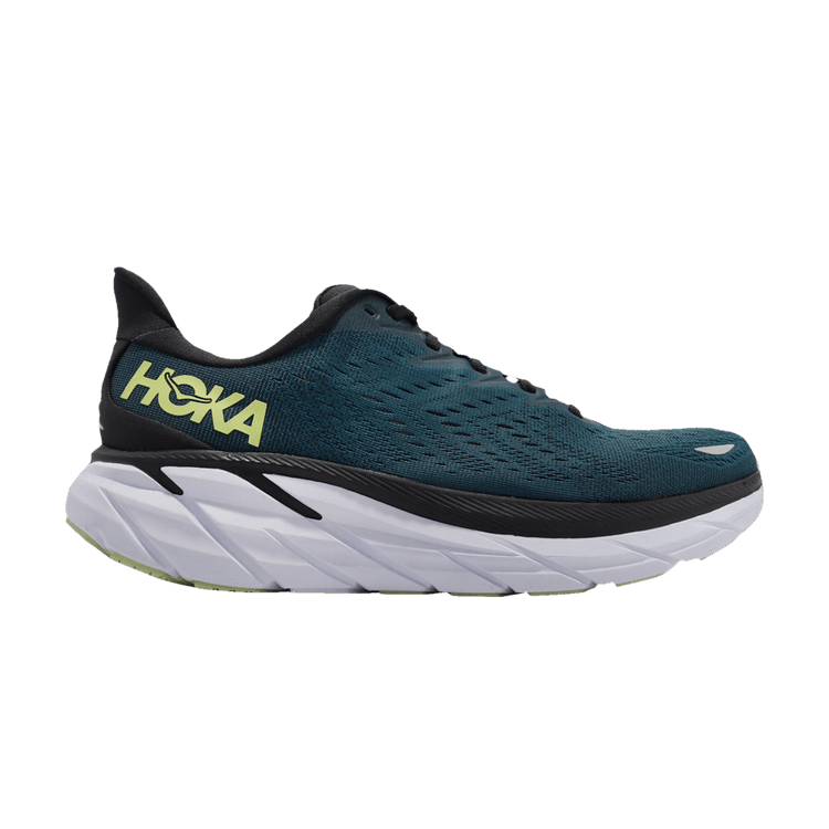 HOKA Clifton 8 2E Wide 'Blue Coral Butterfly'