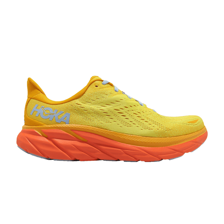HOKA Clifton 8 2E Wide 'Radiant Yellow Maize'