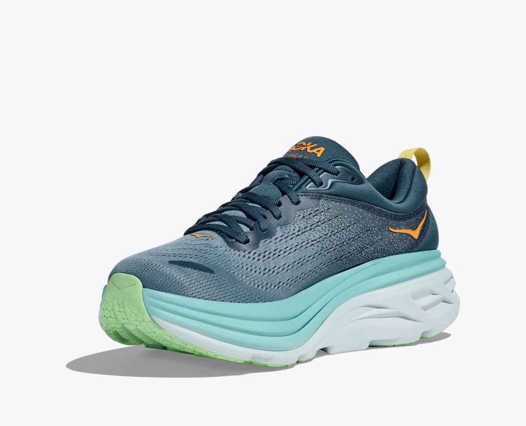 Hoka Mens Bondi 8- Real Teal/Shadow (1123202-RHD)