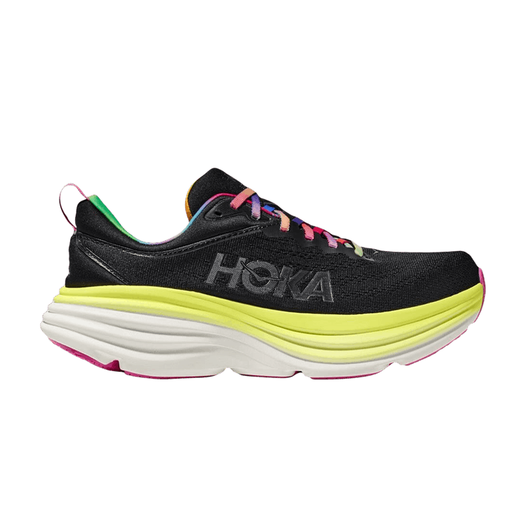 HOKA Wmns Bondi 8 'Black Rainbow'