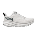 HOKA Clifton 9 'Nimbus Cloud Steel Wool' — White/Black