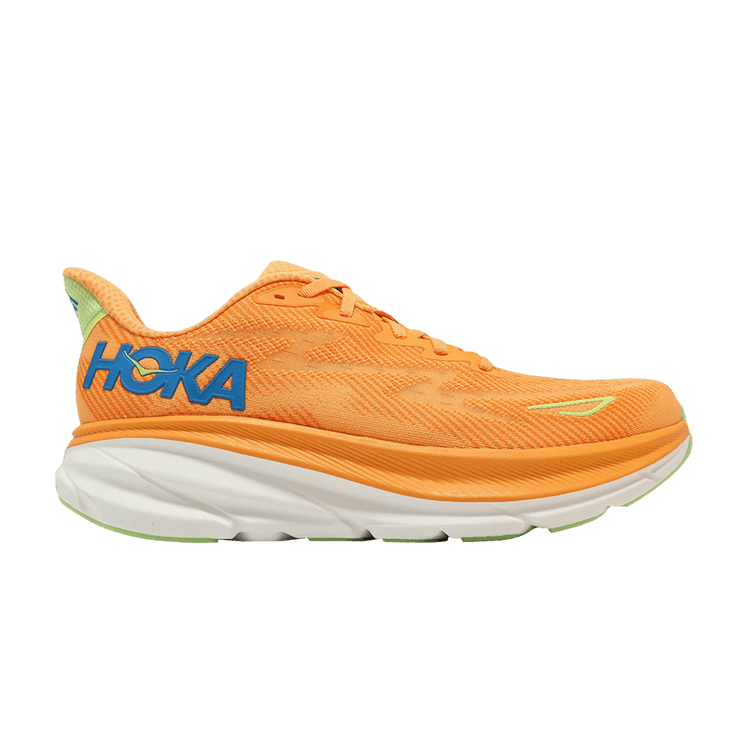 HOKA Clifton 9 2E Wide 'Solar Flare Lettuce'