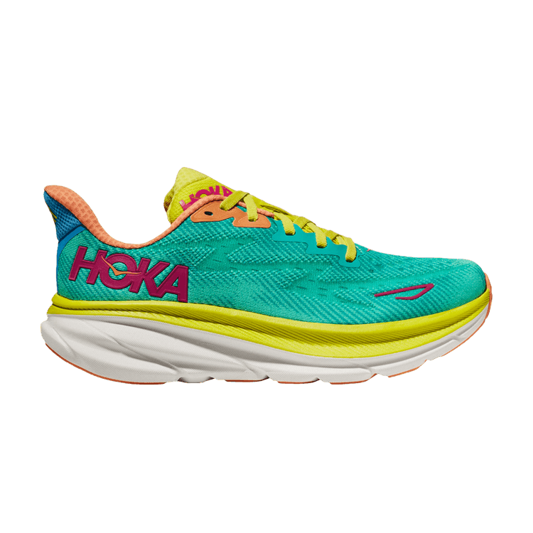 HOKA Wmns Clifton 9 Wide 'Ceramic Evening Primrose'