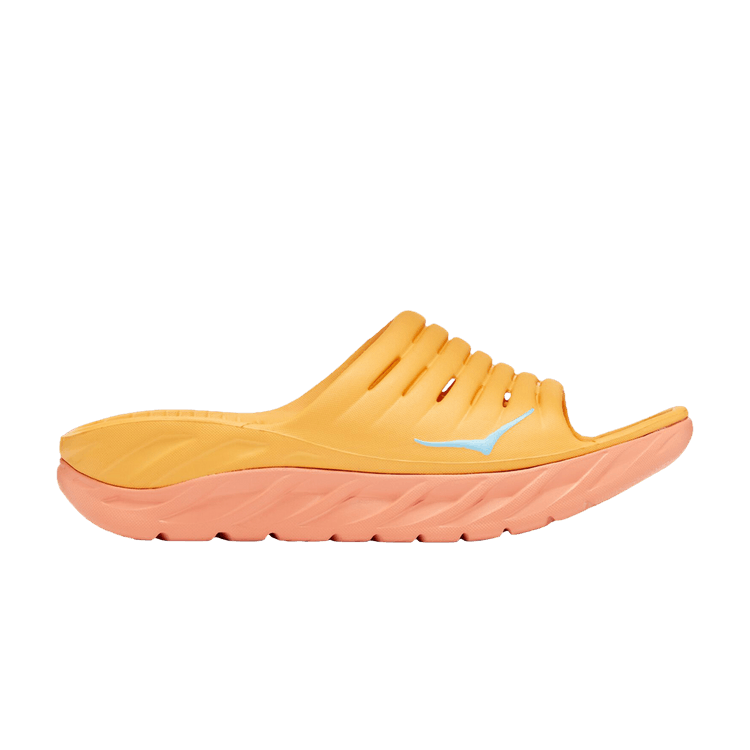 HOKA Ora Recovery Slide 'Amber Yellow Shell Coral'