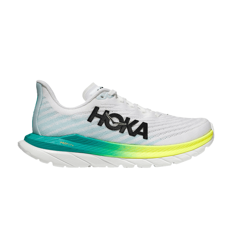 HOKA Mach 5 2E Wide 'White Blue Glass'