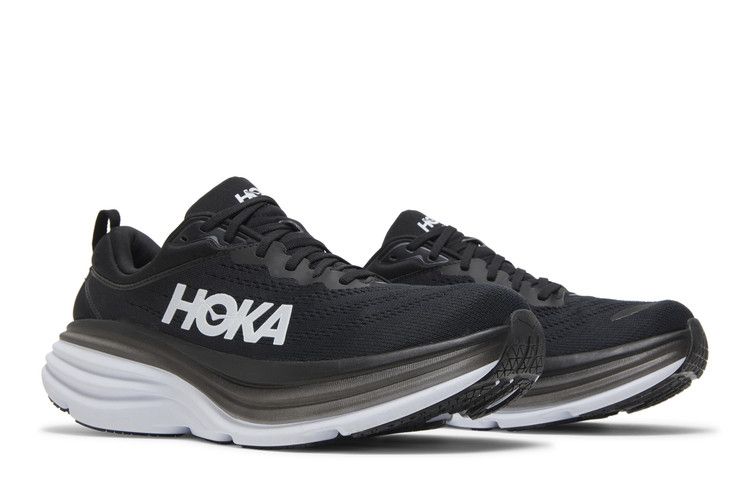 HOKA Bondi 8 'Black White'