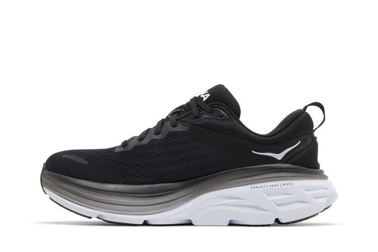 HOKA Wmns Bondi 8 'Black White'