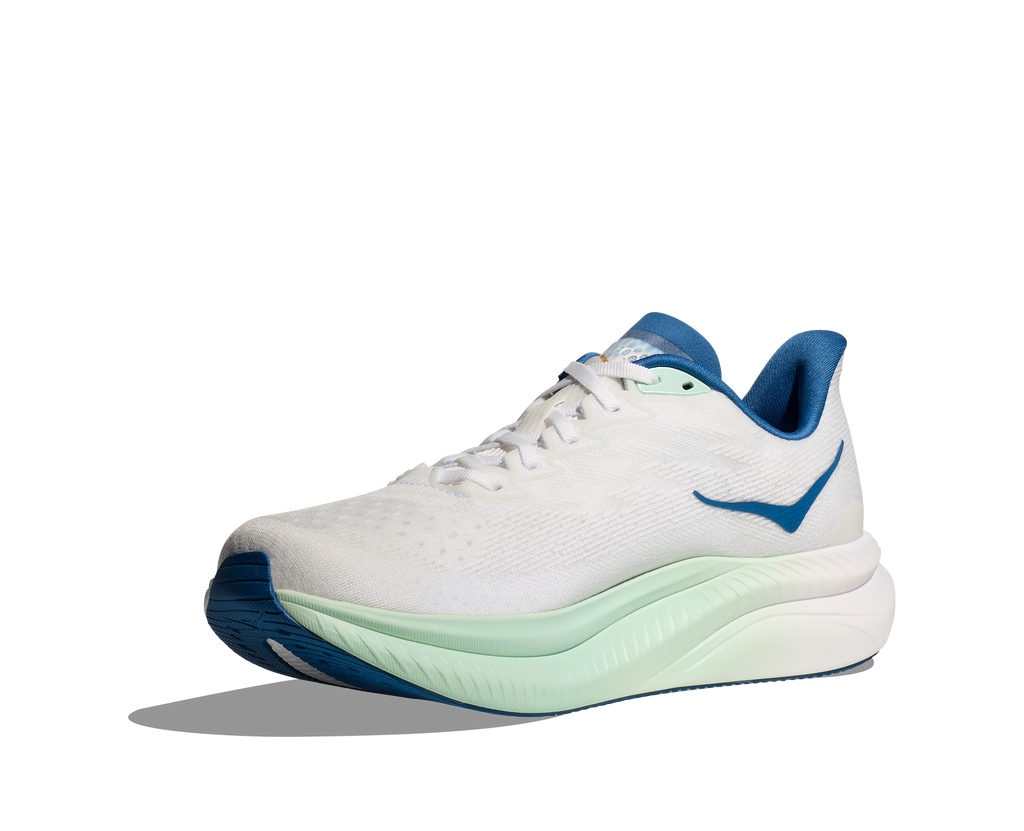 HOKA Men's Mach 6 - FROST / GOLD (Wide)