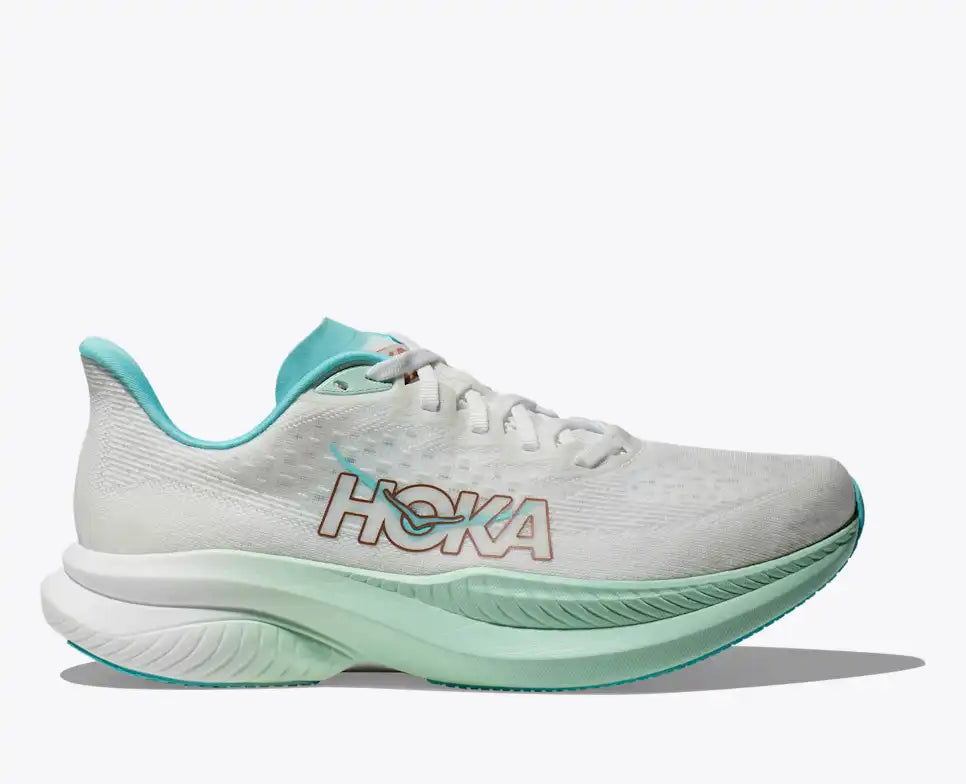 HOKA Women's Mach 6 - FROST / ROSE GOLD (Wide)