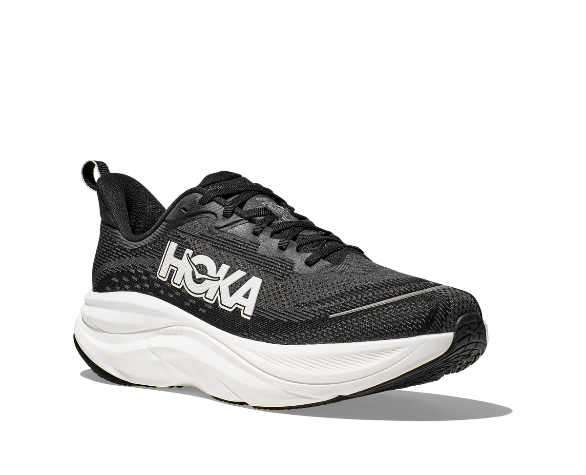 HOKA Men's Skyflow - BLACK / WHITE