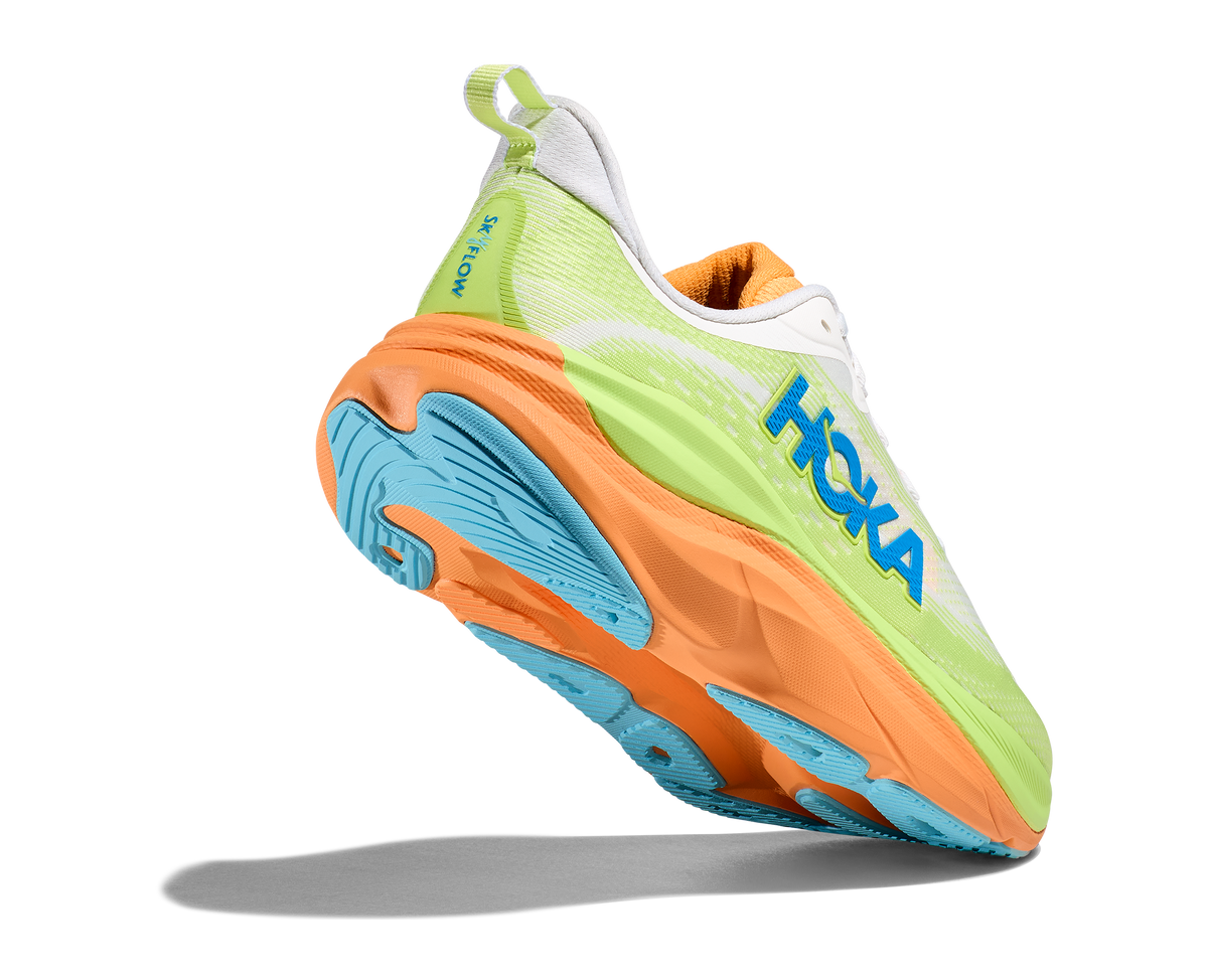 HOKA Men's Skyflow - FROST / SOLAR FLARE