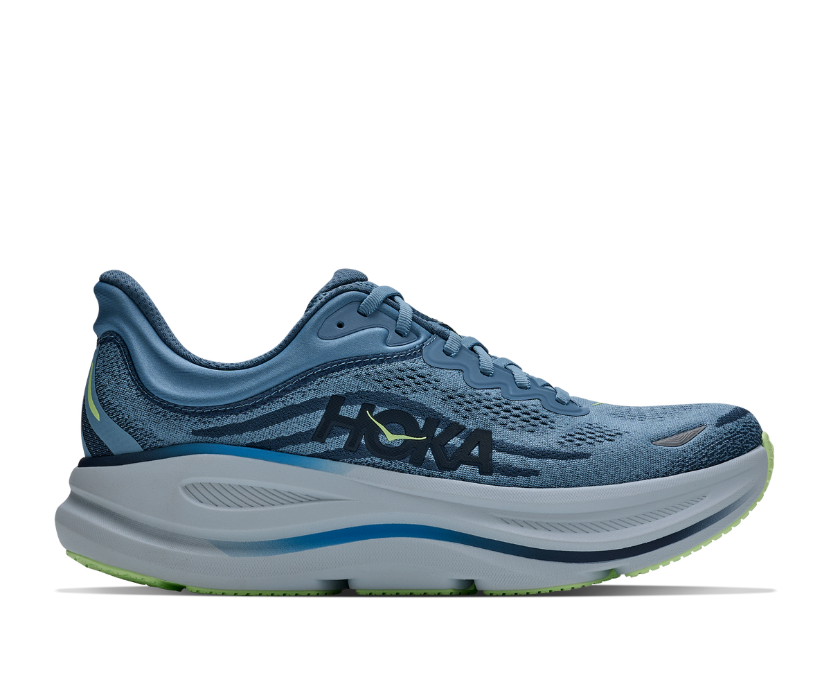 HOKA Men's Bondi 9 - DOWNPOUR / THUNDER CLOUD (Wide)
