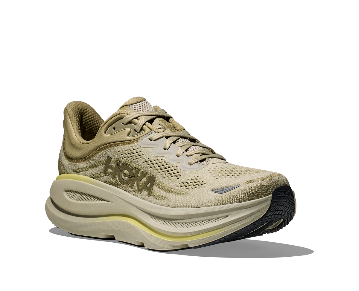 HOKA Men's Bondi 9 - GRASSLAND / OYSTER MUSHROOM
