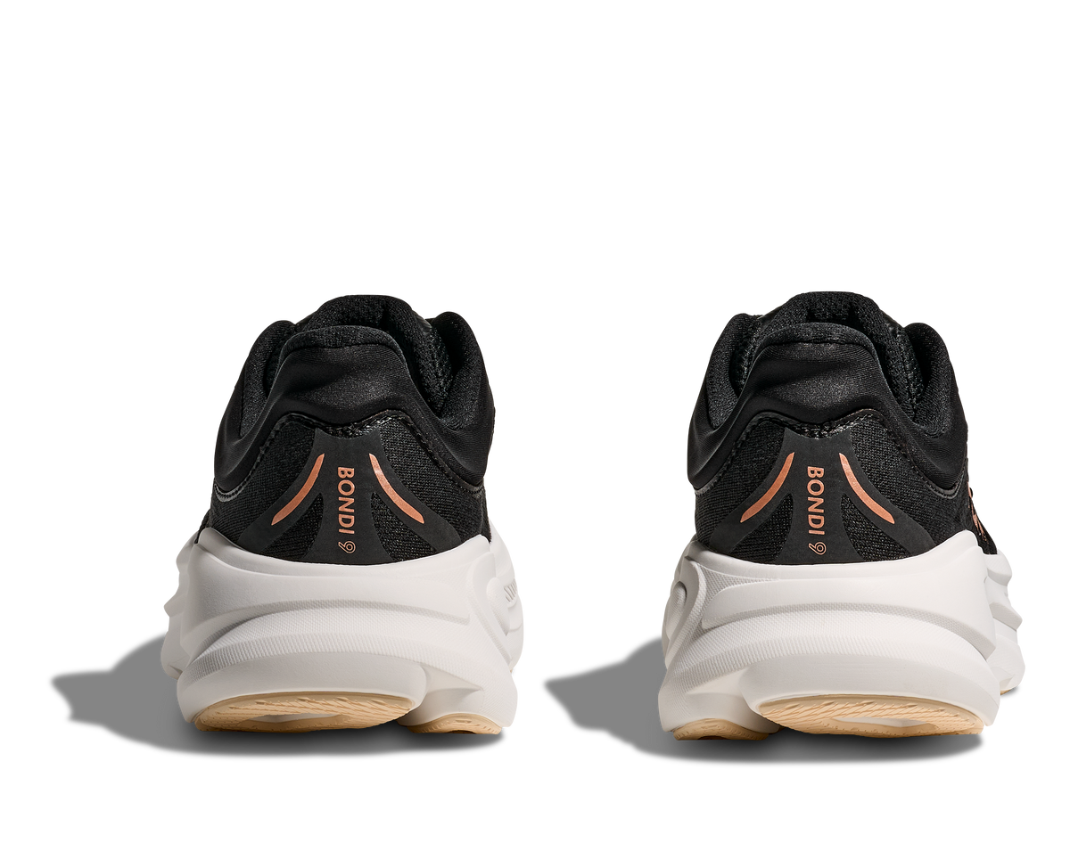 HOKA Women's Bondi 9 - BLACK / ROSE GOLD