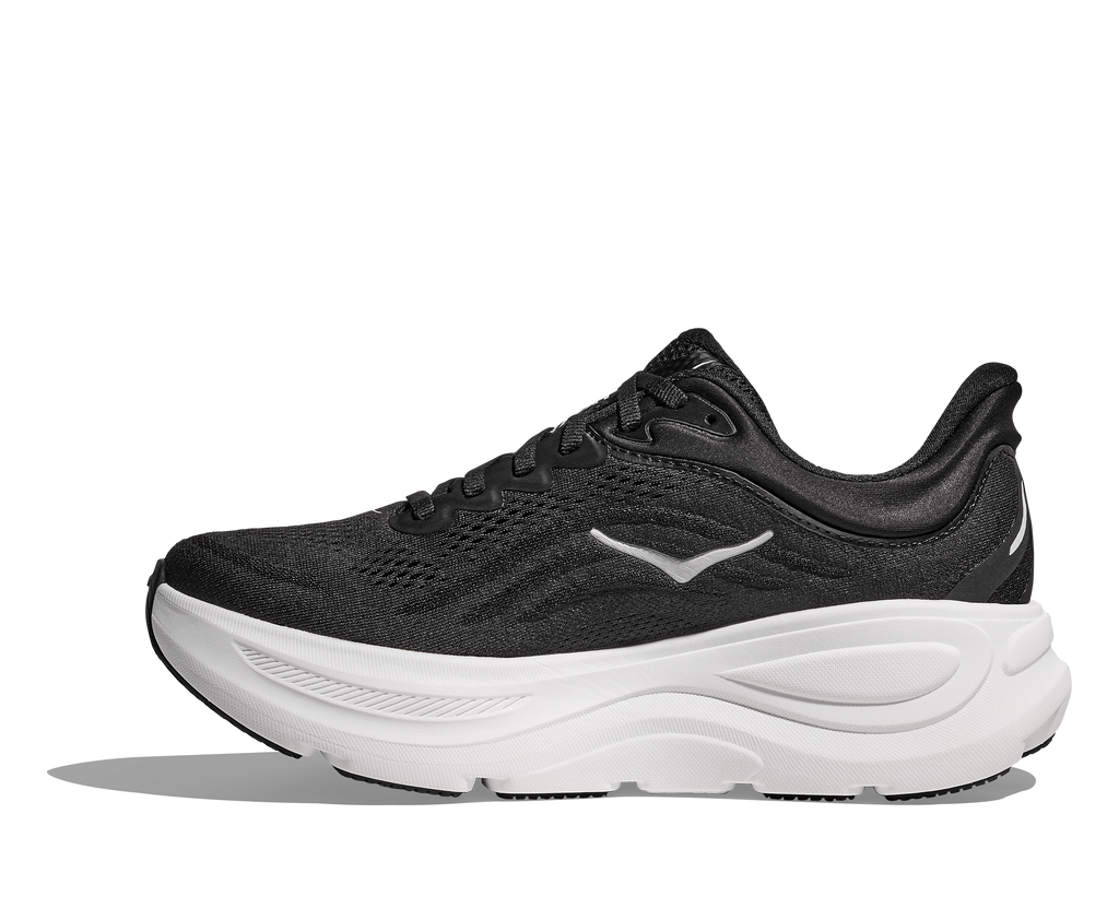 HOKA Women's Bondi 9 - BLACK / WHITE (Wide)