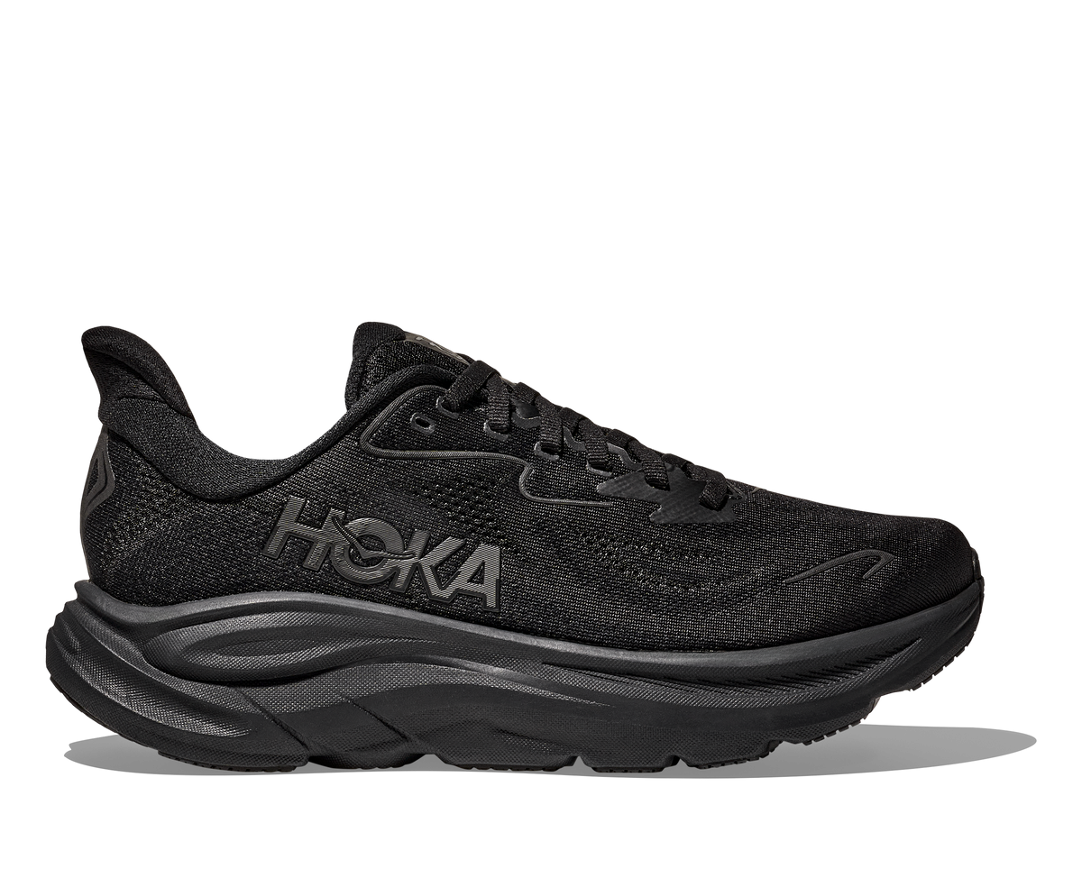 HOKA Men's Clifton 10 - BLACK / BLACK