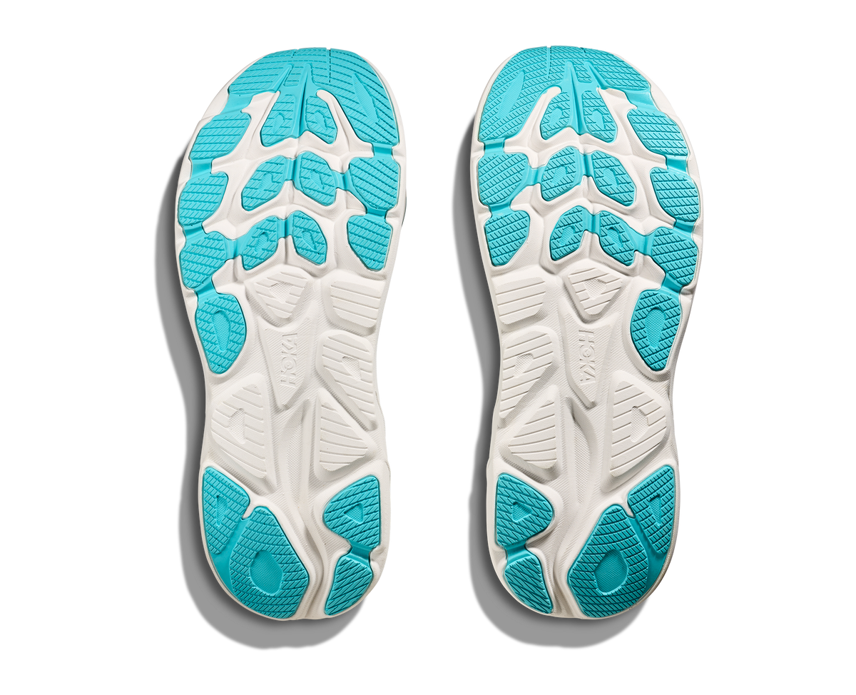 HOKA Men's Clifton 10 - WHITE / SKYWARD BLUE