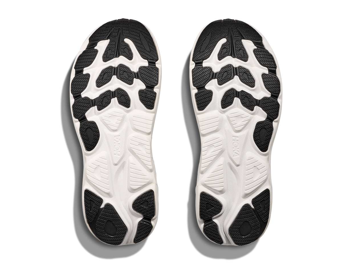 HOKA Women's Clifton 10 - BLACK / WHITE