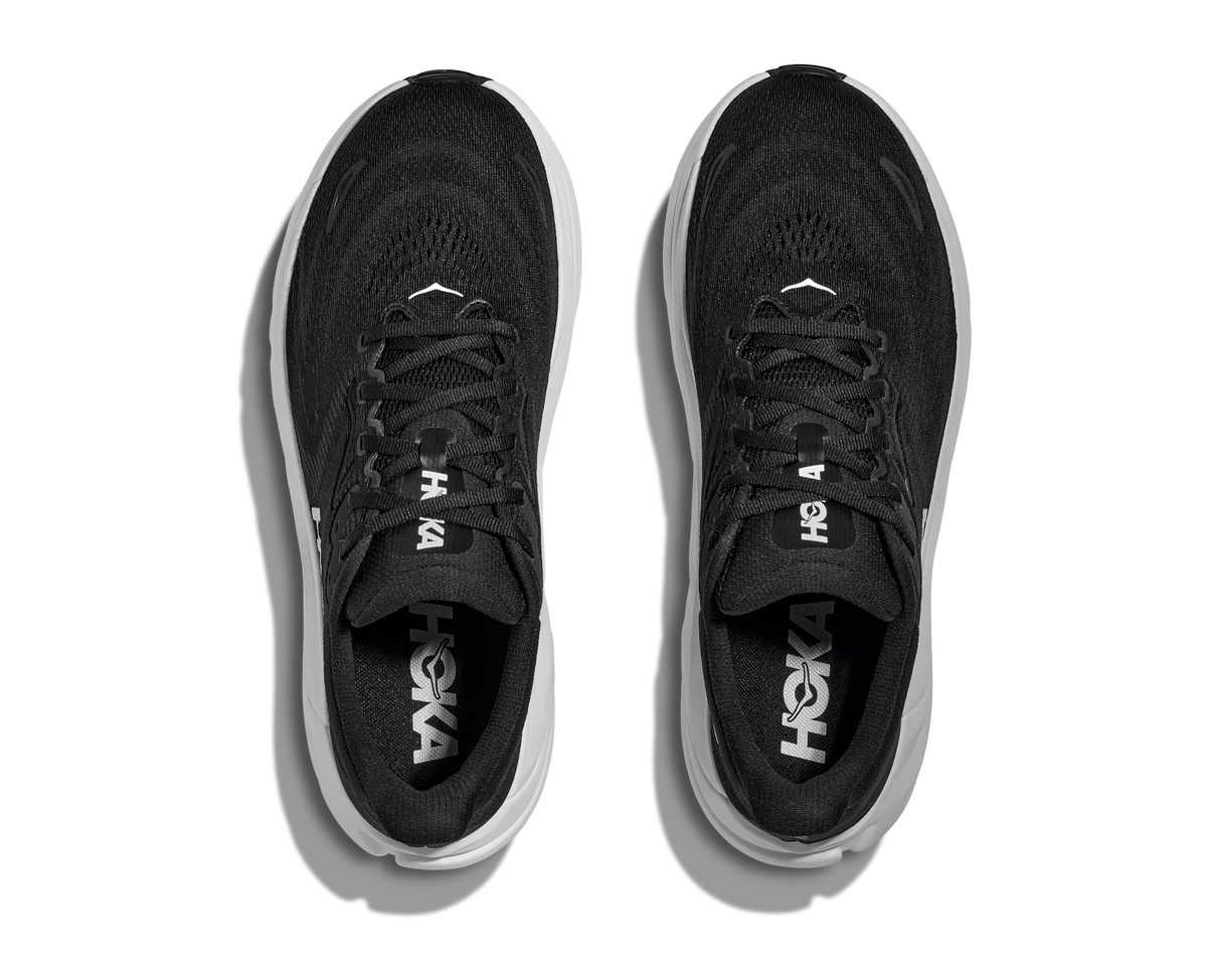 HOKA Men's Arahi 8 - BLACK / WHITE (Wide)