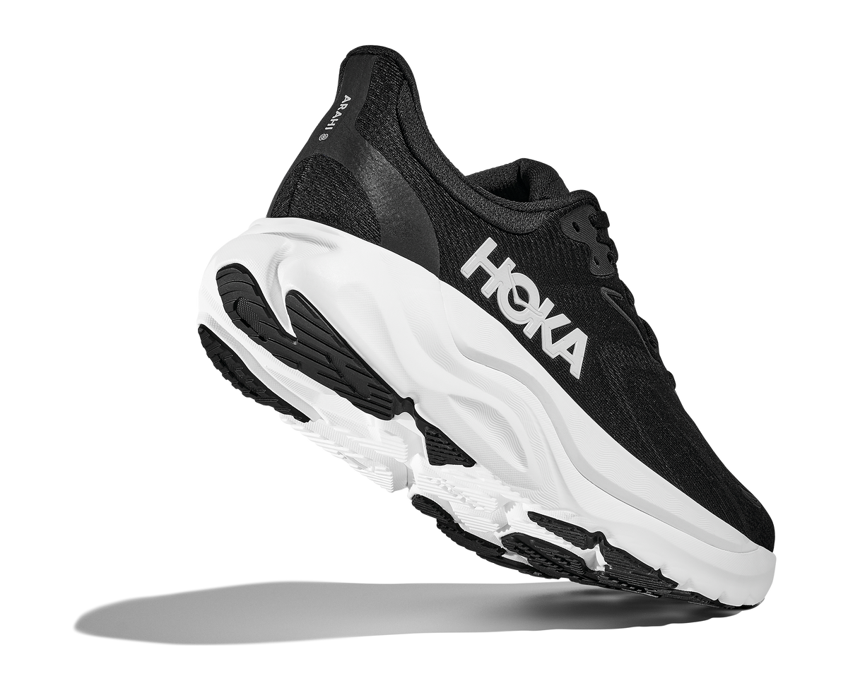 HOKA Women's Arahi 8 - BLACK / WHITE