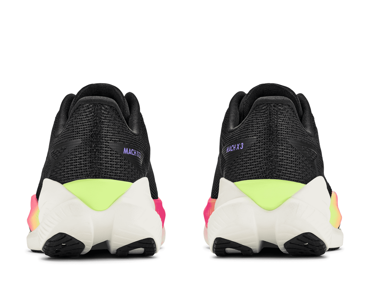 HOKA Men's Mach X 3 - BLACK / NEON NEBULA