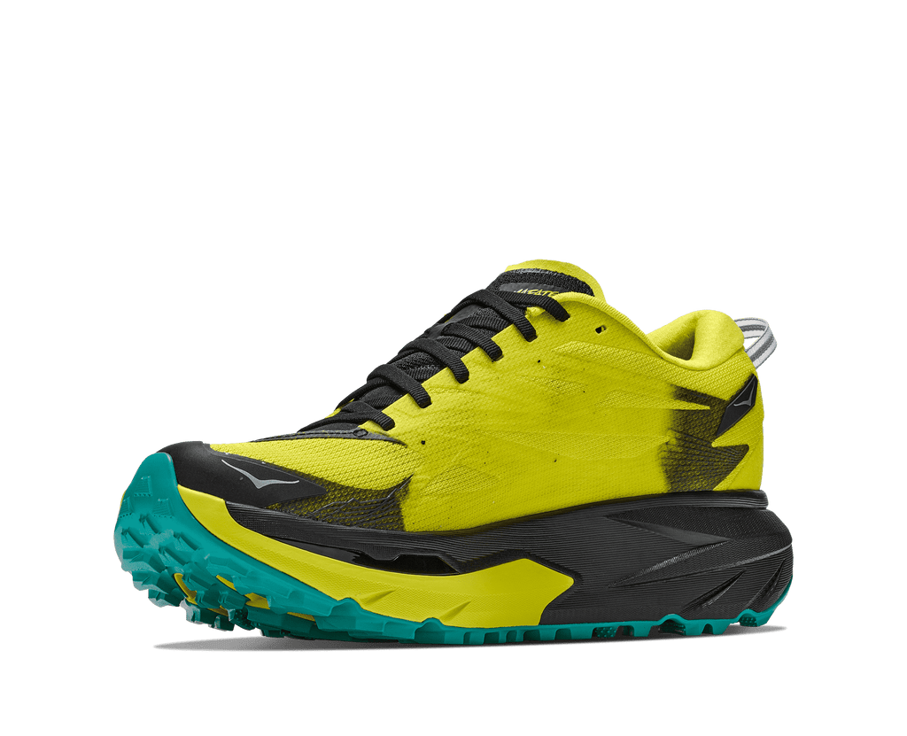 HOKA Men's Mafate 5 - BLACK / HOKA CITRUS