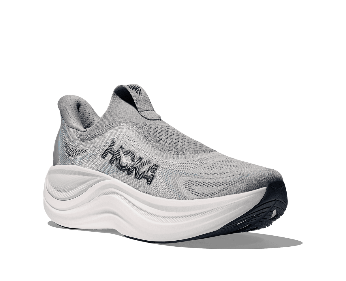 HOKA Men's Skyward Laceless - STARDUST / STELLAR GREY