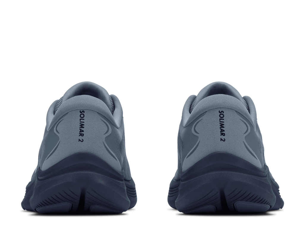 HOKA Men's Solimar 2 - SLATE BLUE / ELECTRIC AQUA