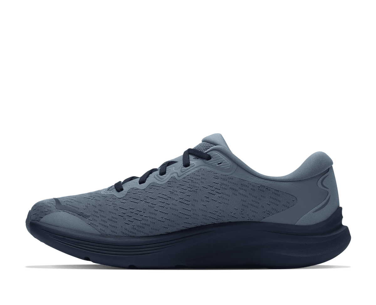 HOKA Men's Solimar 2 - SLATE BLUE / ELECTRIC AQUA