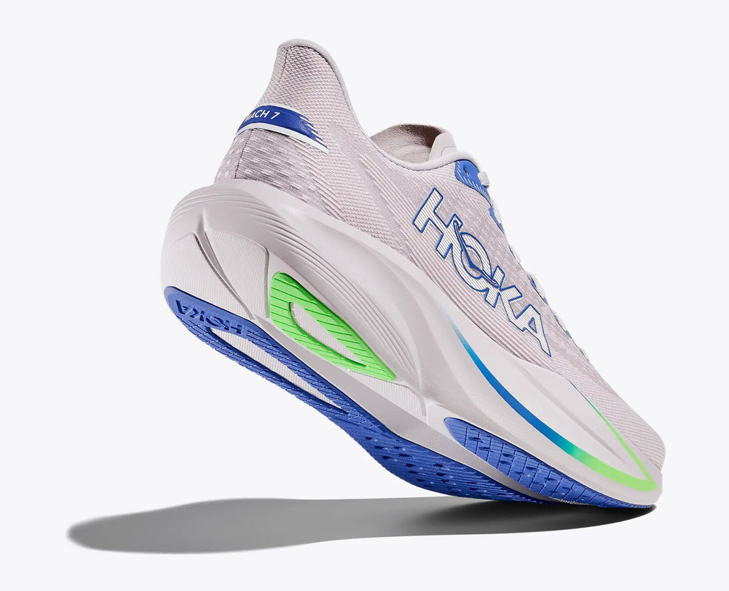 HOKA Men's Mach 7 - ASH GREY / COBALT BLUE (Wide)