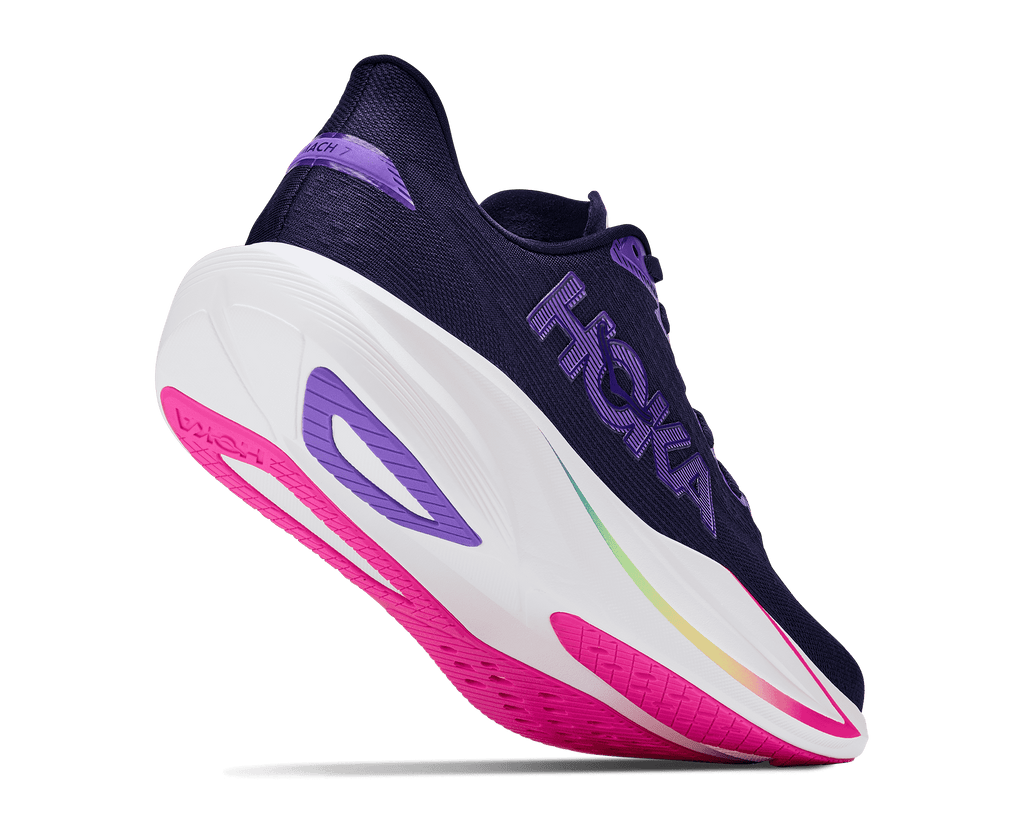 HOKA Men's Mach 7 - CARBON BLACK / COSMIC PURPLE