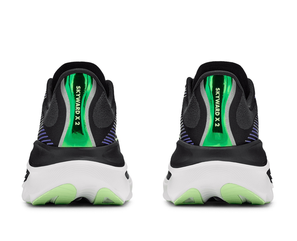 HOKA Men's Skyward X 2 - CARBON BLACK / NEON NEBULA
