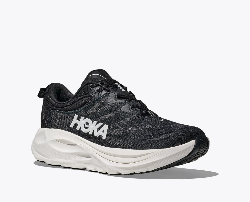HOKA Women's Gaviota 6 - BLACK / WHITE (Wide)