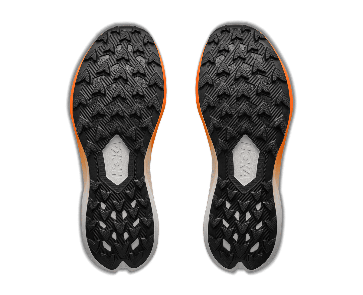 HOKA Men's Zinal 3 - FROST / NEON TANGERINE
