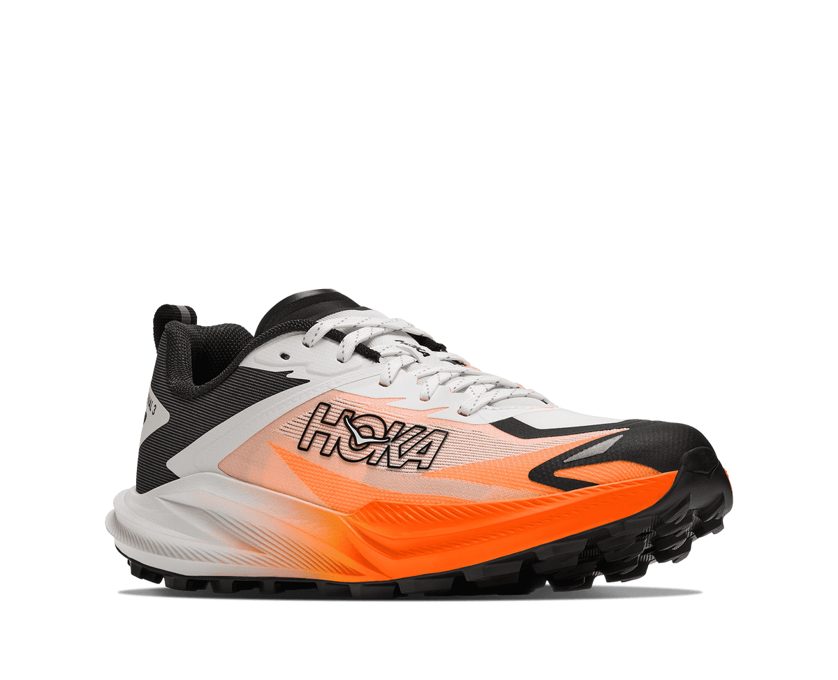HOKA Women's Zinal 3 - FROST / NEON TANGERINE