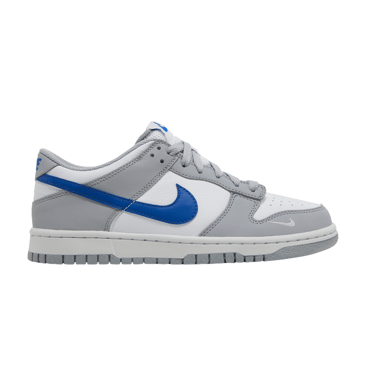 Nike Dunk Low Mini Swoosh Wolf Grey Game Royal (GS)