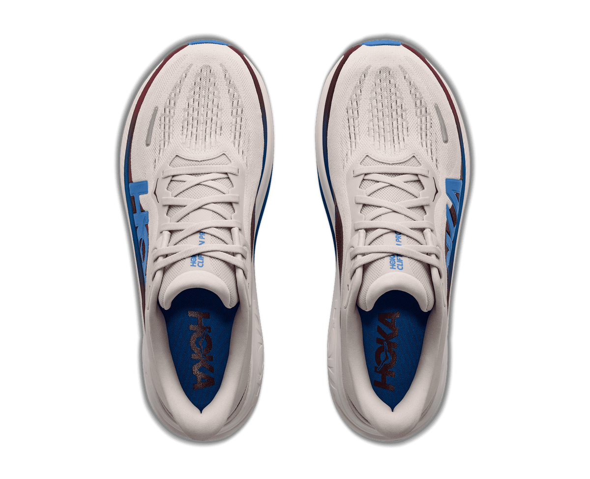 HOKA Men's Clifton Pro - STUCCO / VIRTUAL BLUE