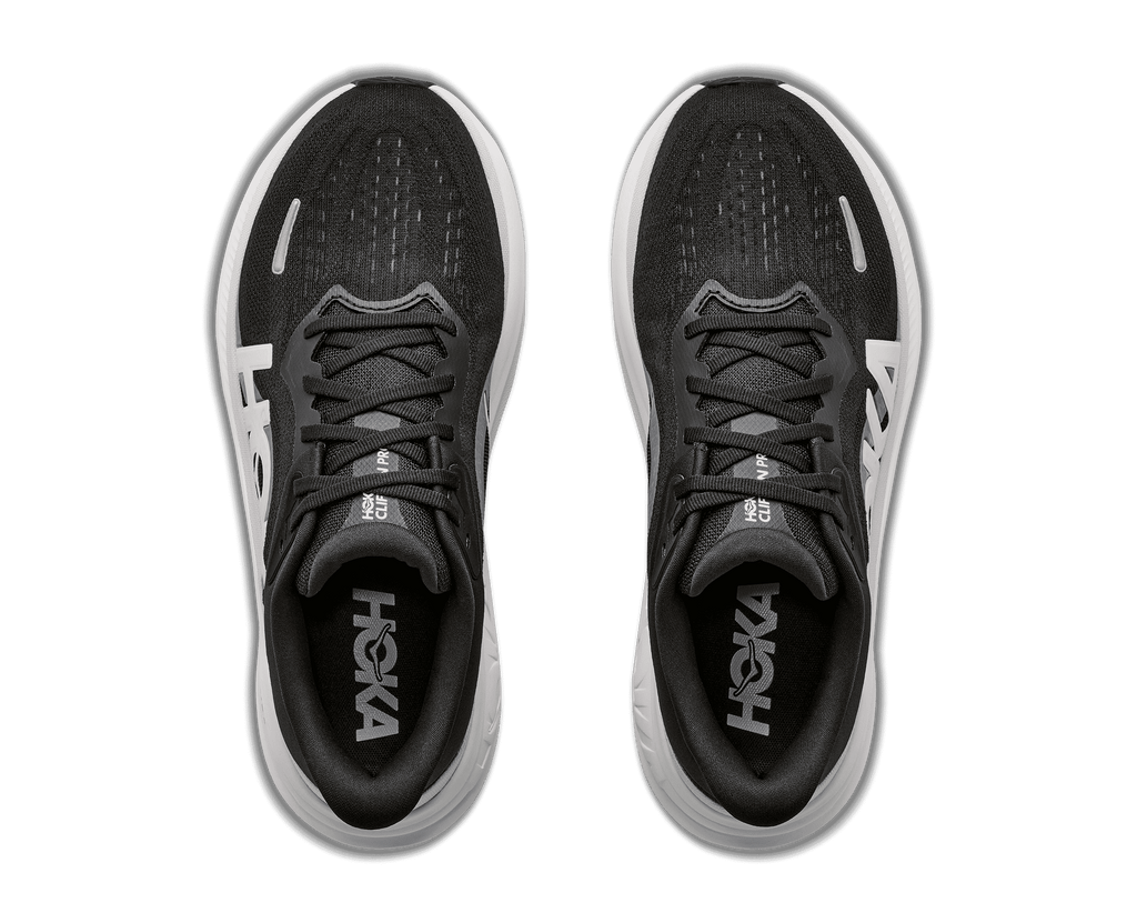 HOKA Women's Clifton Pro - BLACK / COSMIC GREY